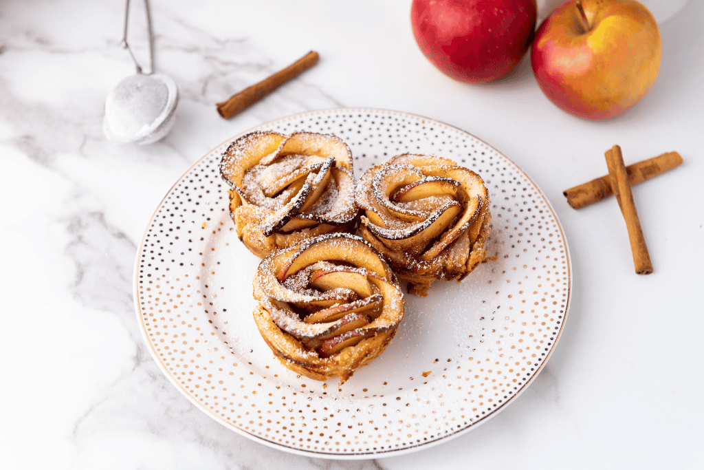 apple puff pastry roses