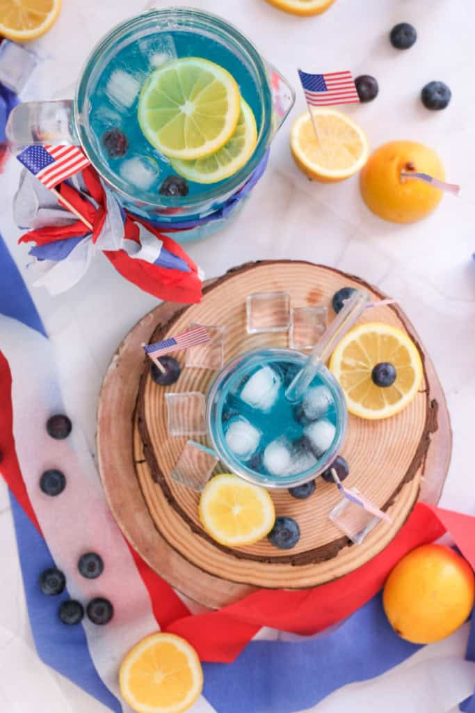 Blue Curacao Mocktail