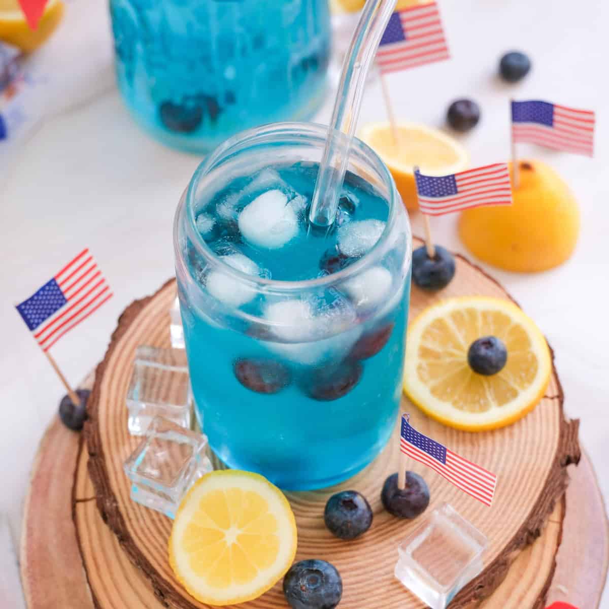 Blue Curacao Mocktail