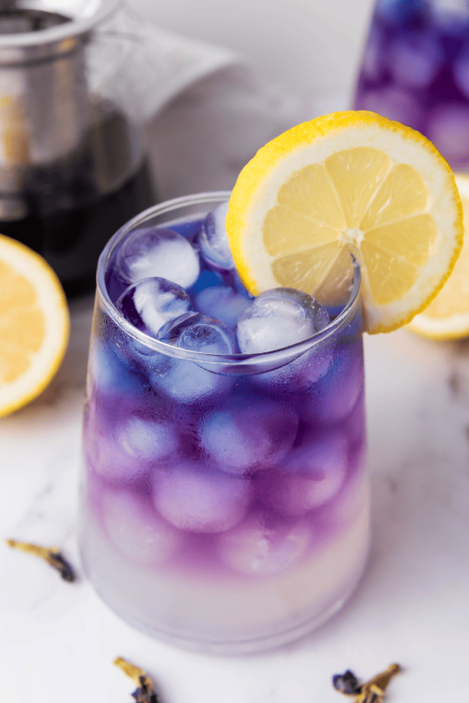 butterfly pea lemonade