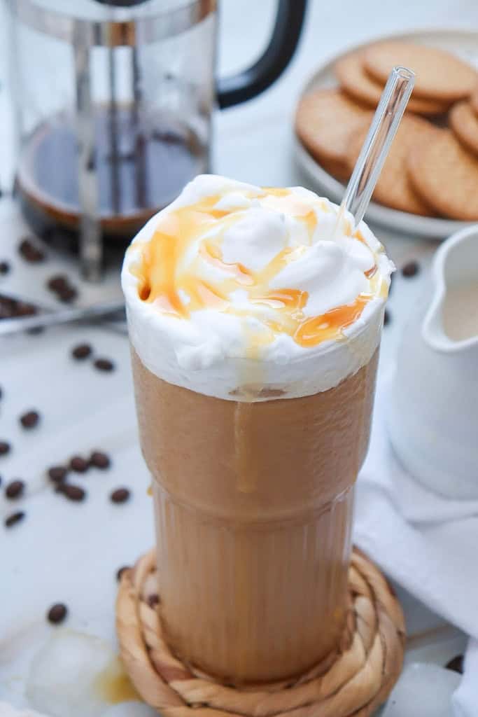 caramel iced coffee