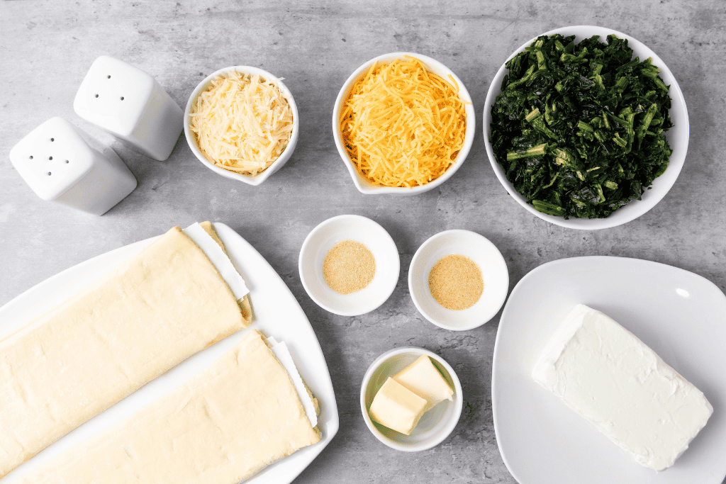 Christmas Tree Puff Pastry ingredients