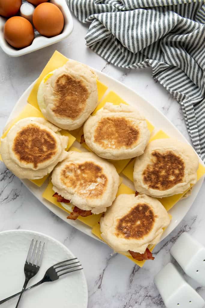 Freezer Friendly Breakfast Sandwich
