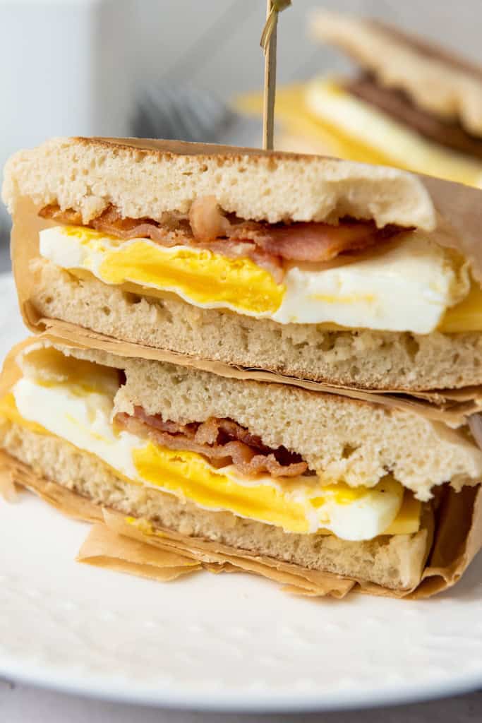Freezer Friendly Breakfast Sandwich