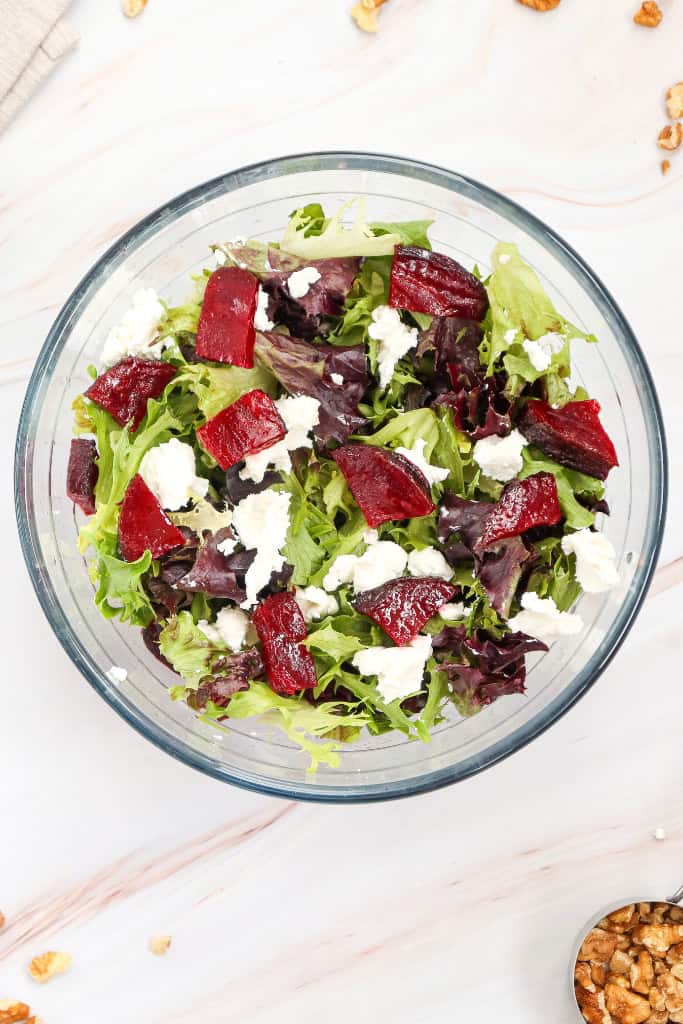 Grilled Beetroot Goat Cheese Salad 1