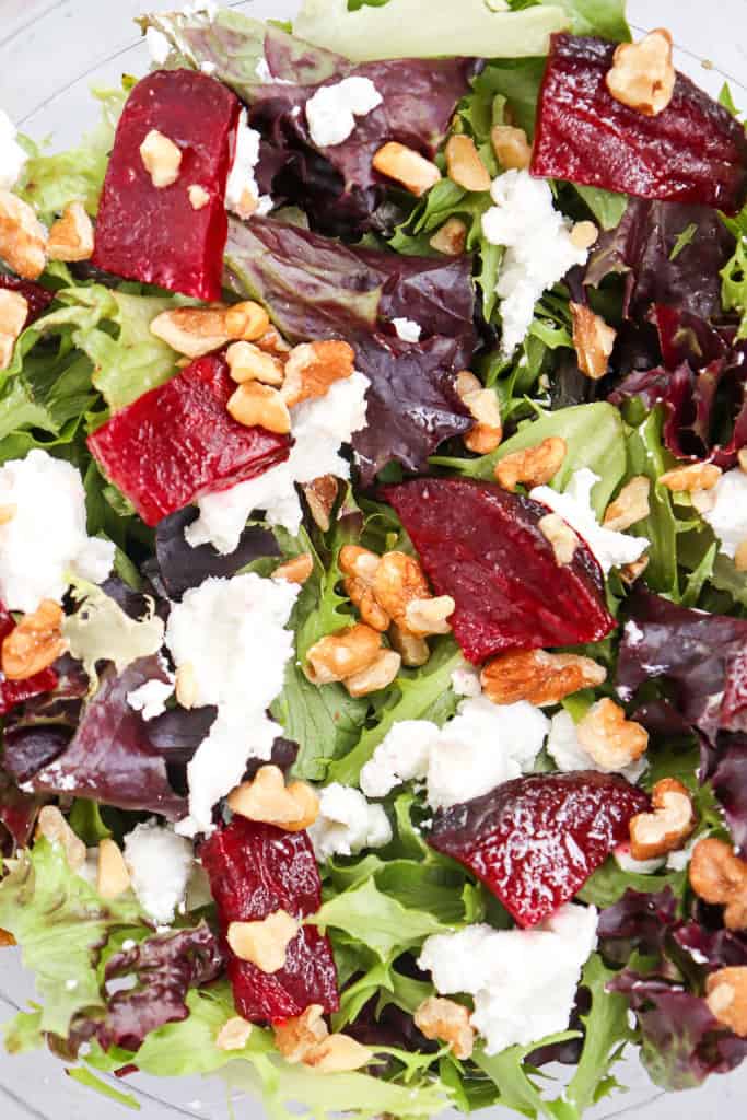 Grilled Beetroot Goat Cheese Salad