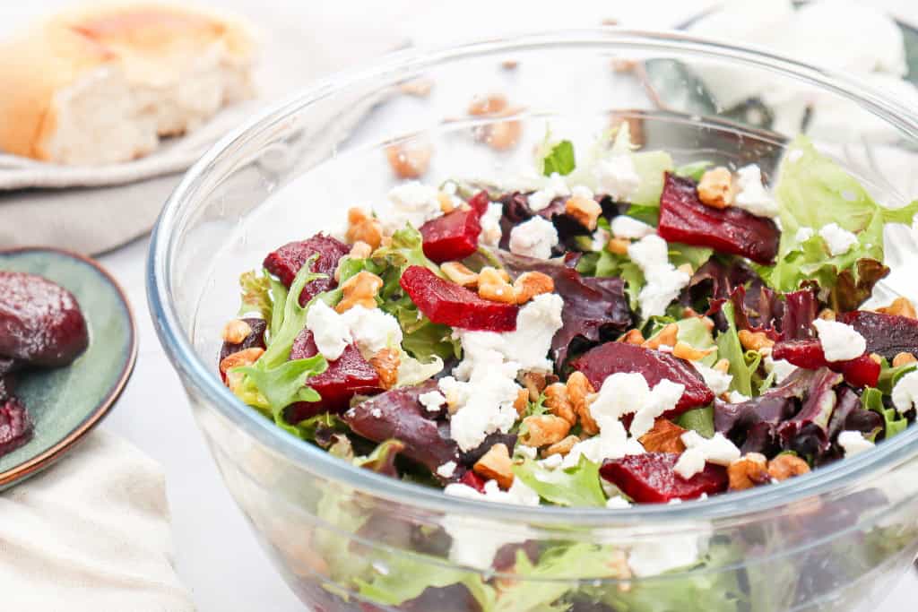 Grilled Beetroot Goat Cheese Salad 10