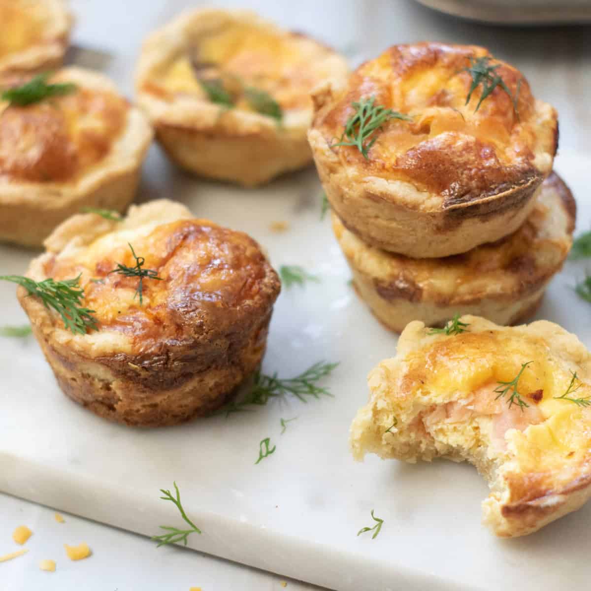 Mini Salmon Quiche