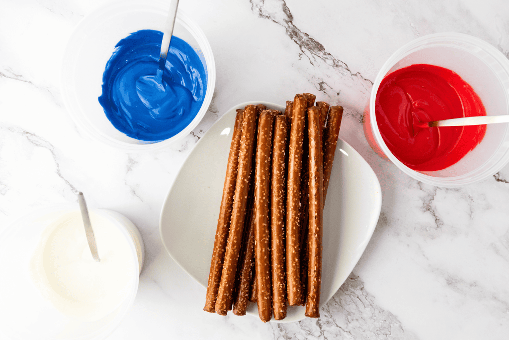Patriotic Pretzel Rods ingredients