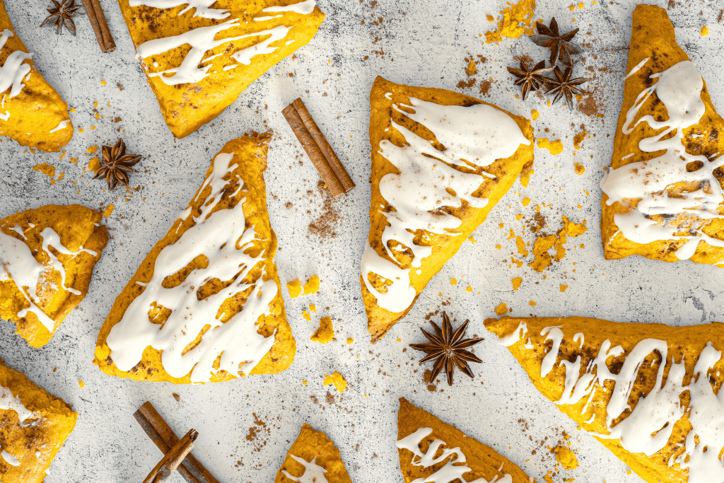 pumpkin spiced scones