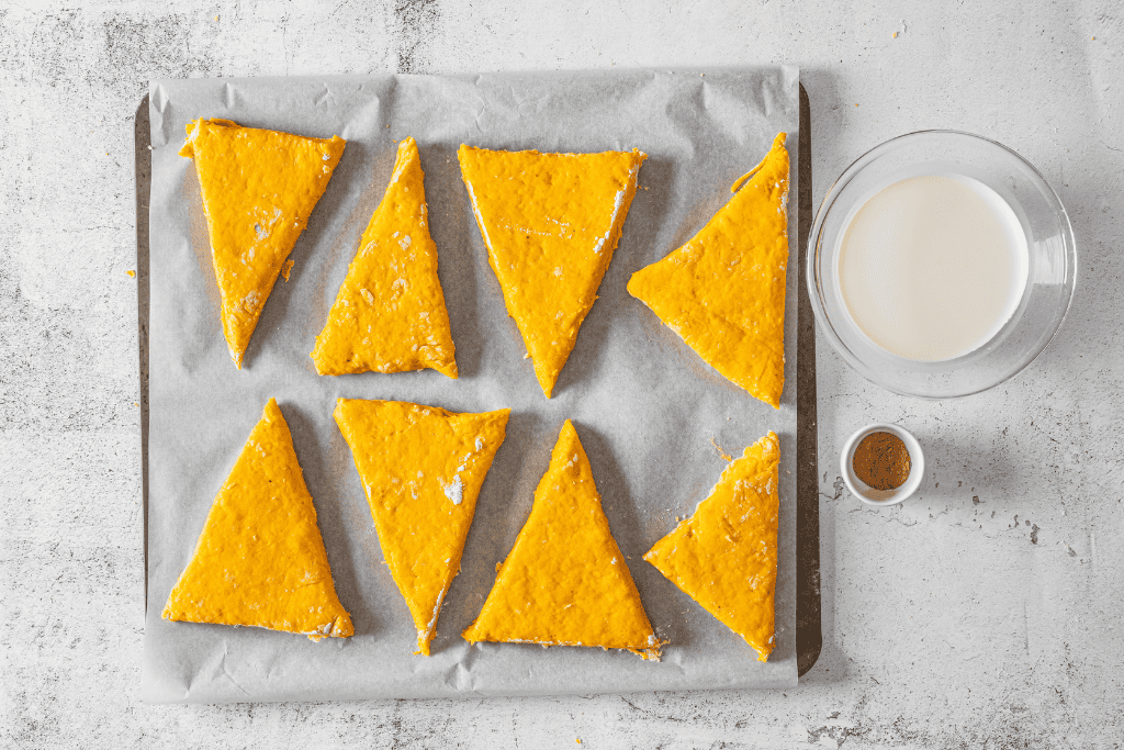 brushing & sprinkling the tops