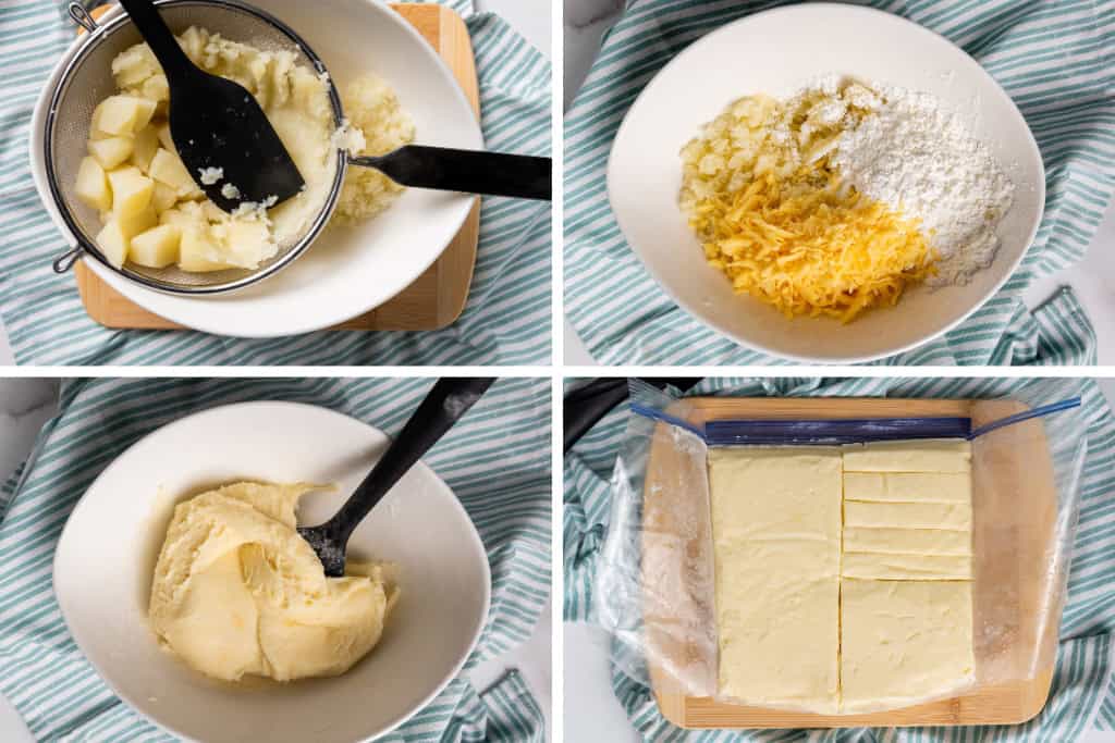 Cheesy Potato Sticks steps