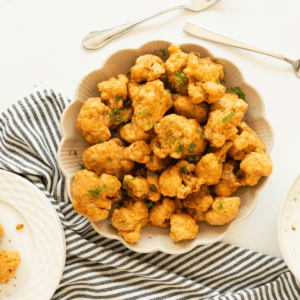 crispy cauliflower bites