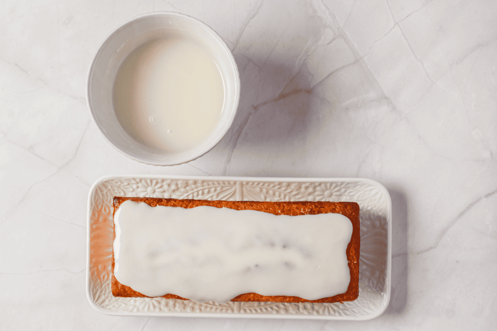 glaze on top