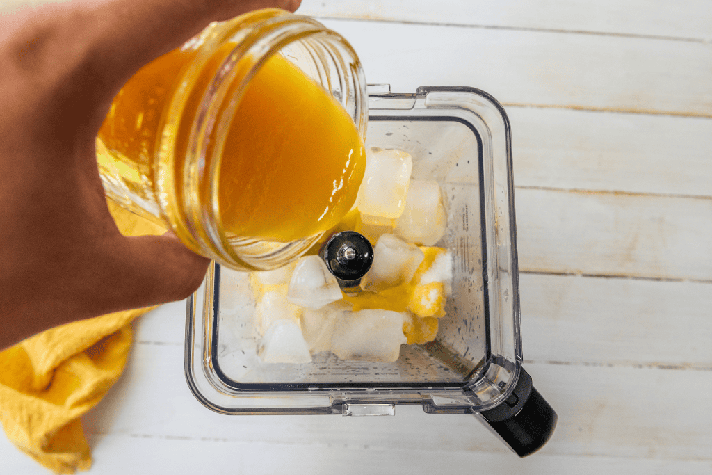 mixing of the ingredients