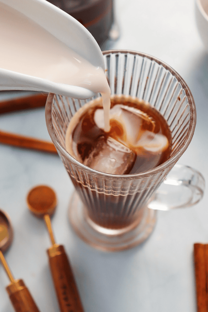 mixing up the ingredients