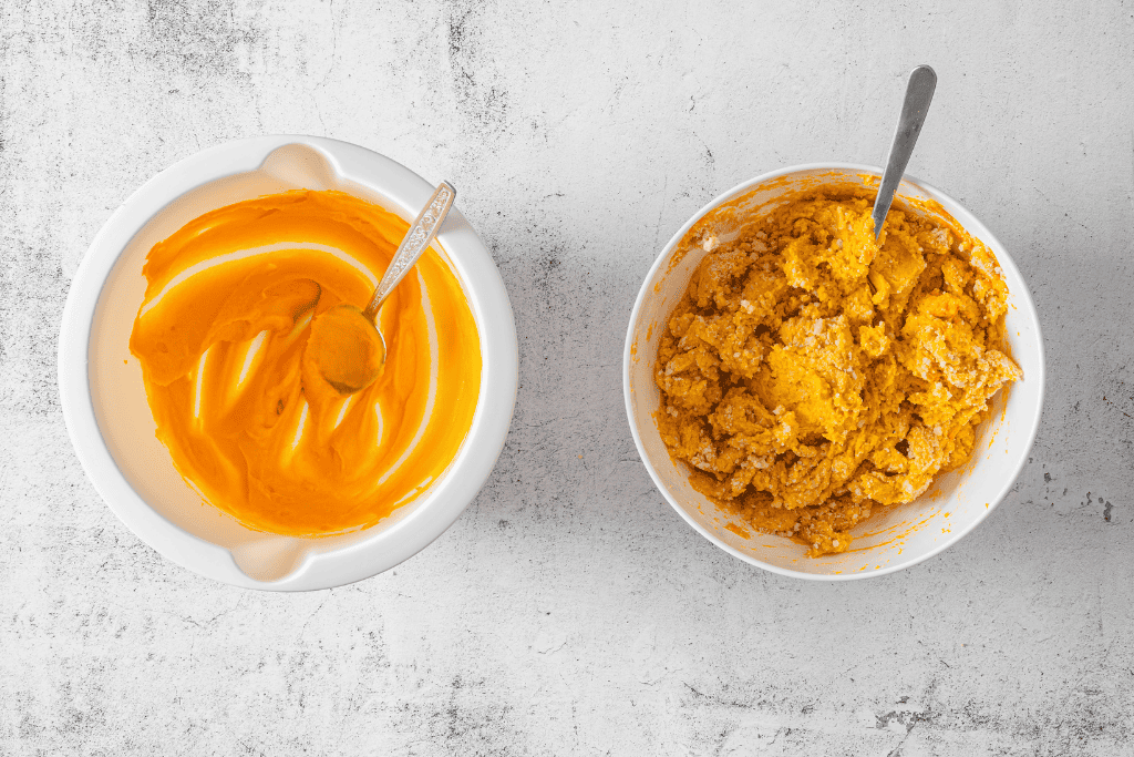 mixing wet & dry ingredients