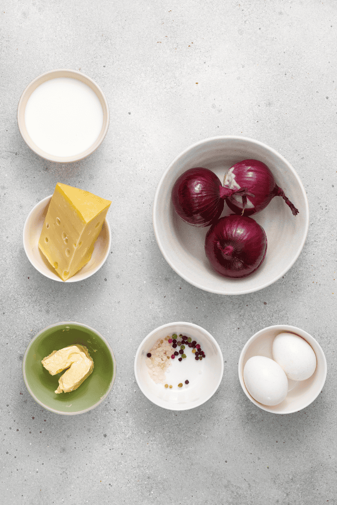 Caramelized Onion Tart Ingredients