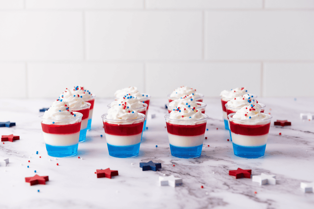 patriotic jello shots