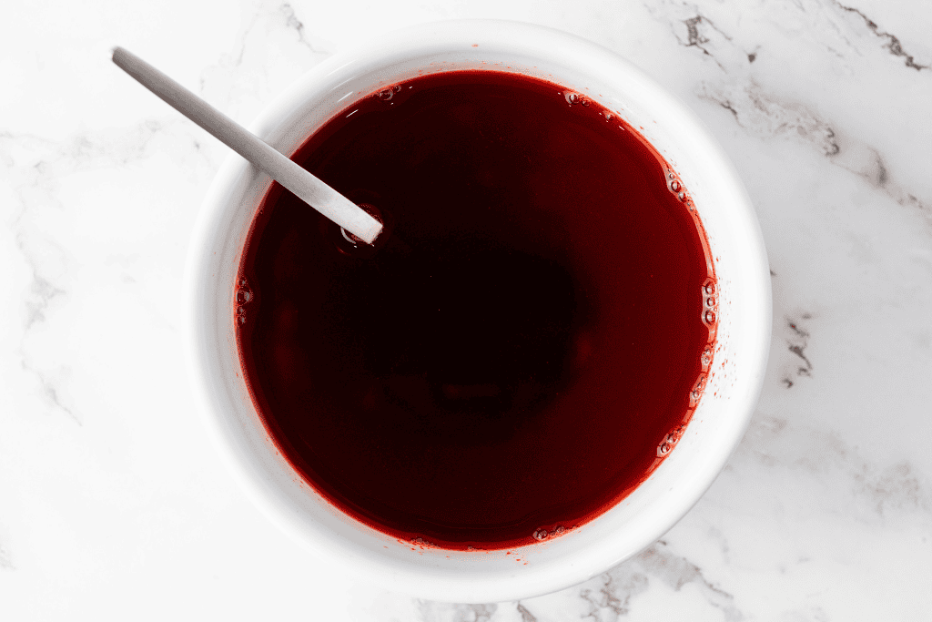 red layer jello shots top