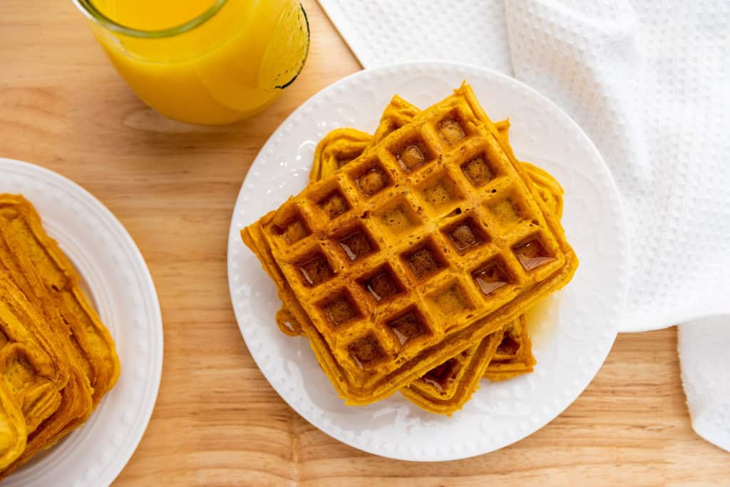 pumpkin waffles