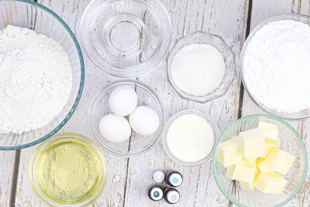 Galaxy Cupcakes ingredients