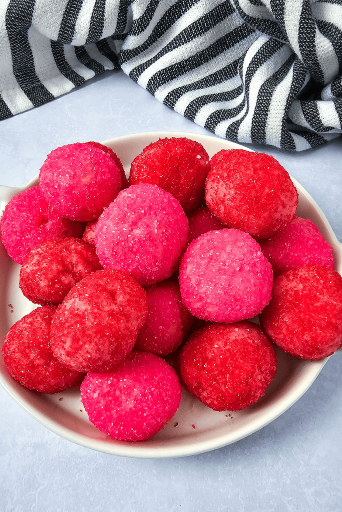 Pink and Red Truffles