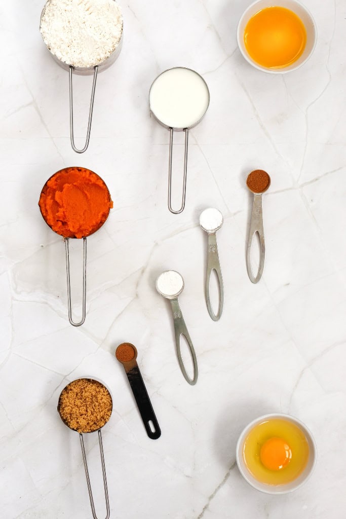 Pumpkin Pancakes ingredients