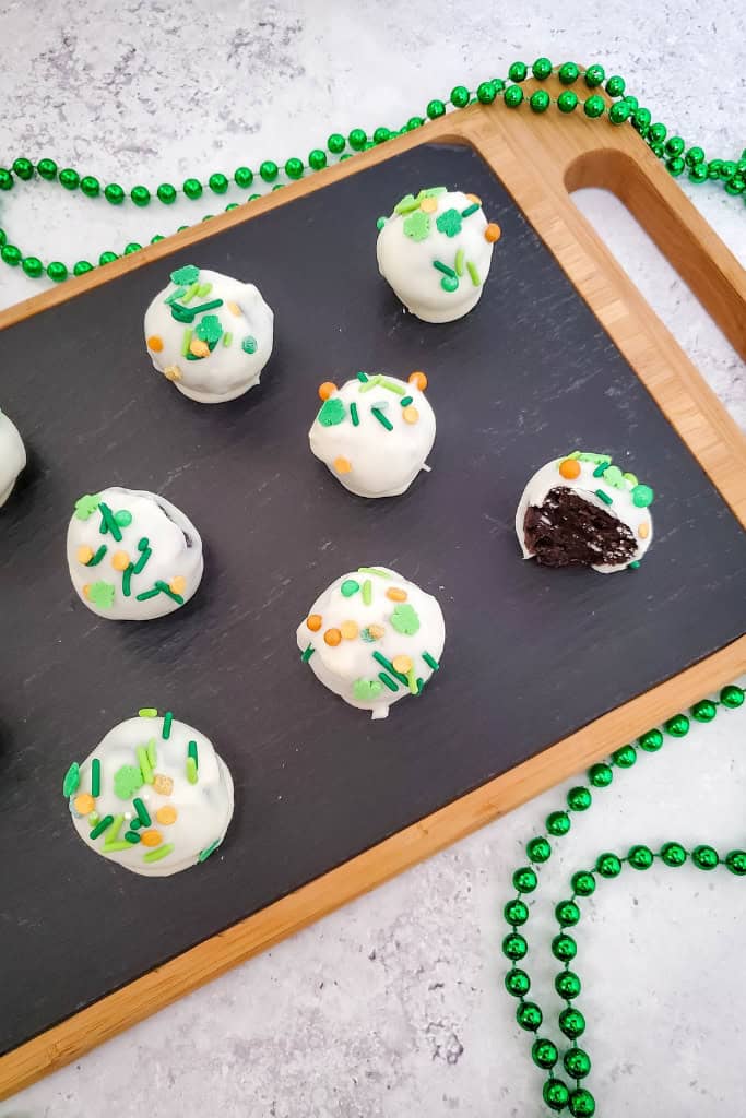St Patricks Day Oreo Truffles