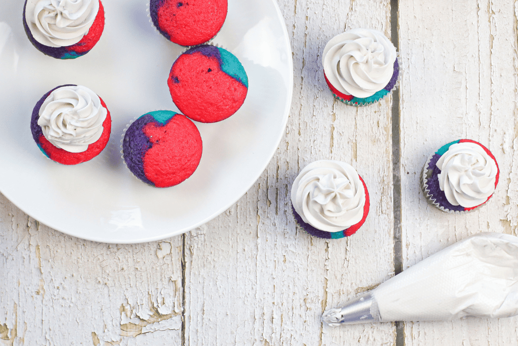 frosting in a piping bag