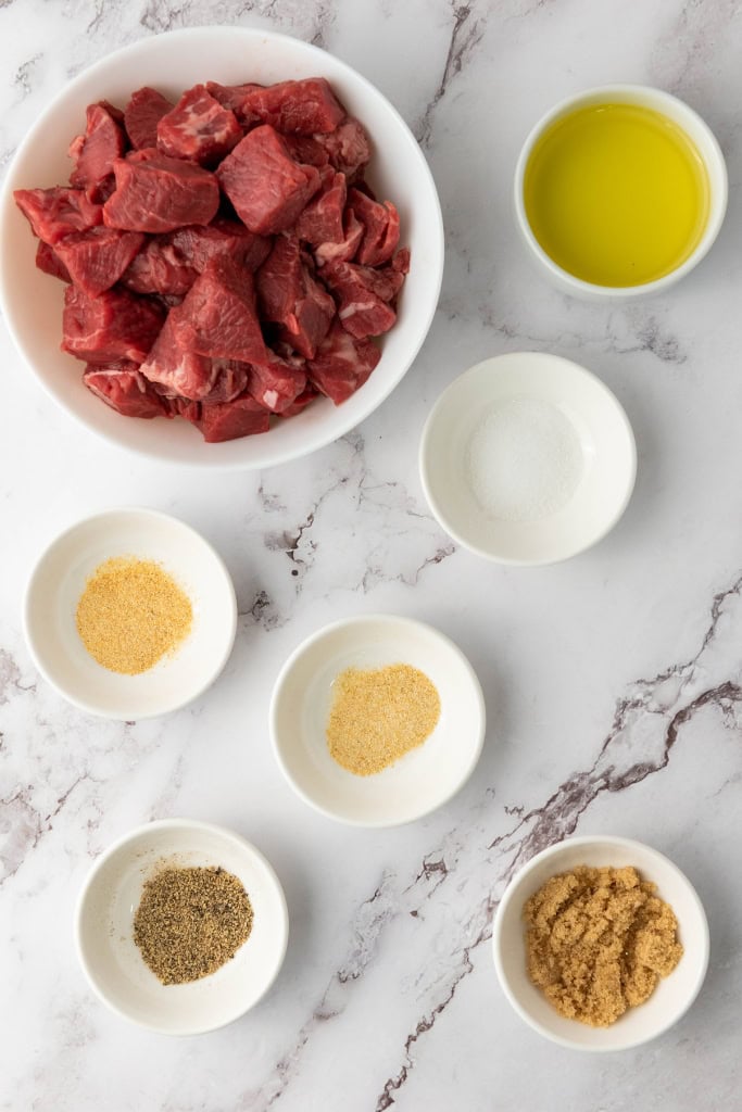 Air Fryer Steak Bites ingredients