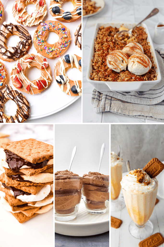 Collage of Monday Night Dessert Ideas