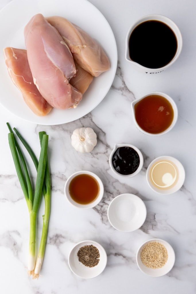 Crockpot Soy Honey Chicken ingredients