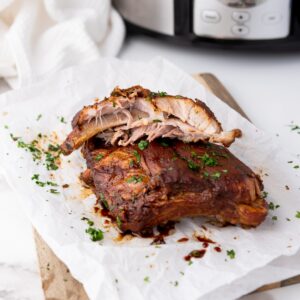 Slow Cooker Honey Soy Spare Ribs