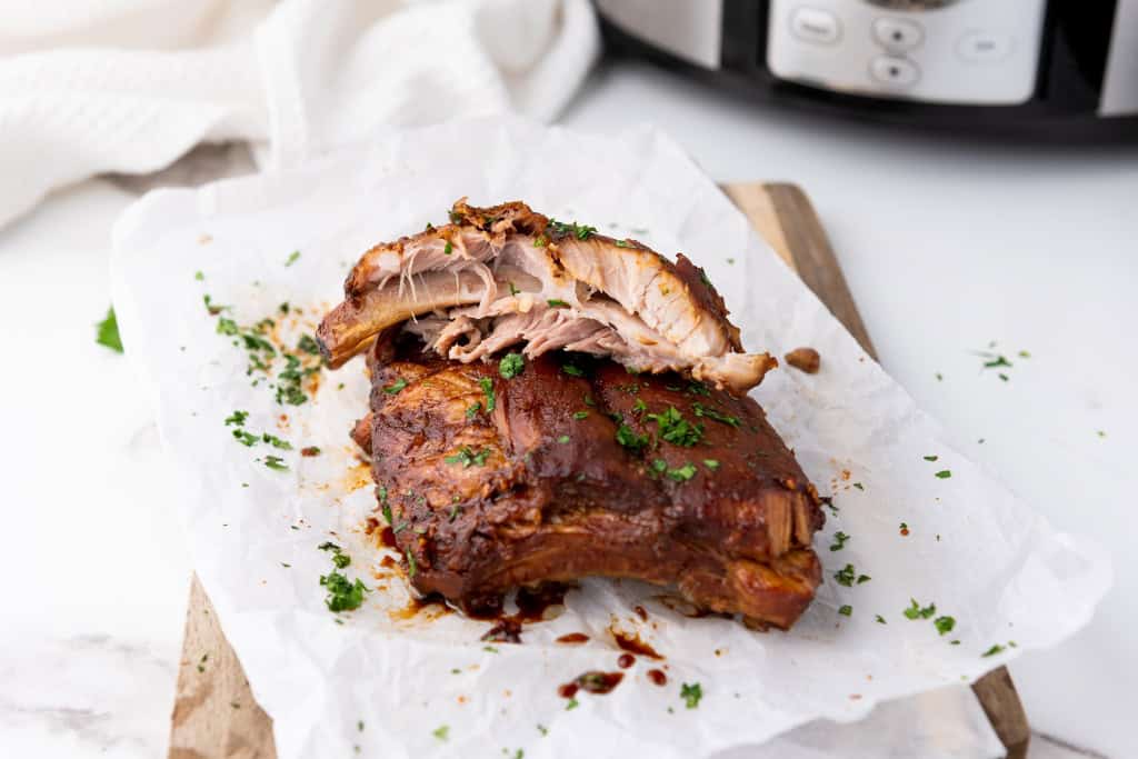 Slow Cooker Honey Soy Spare Ribs
