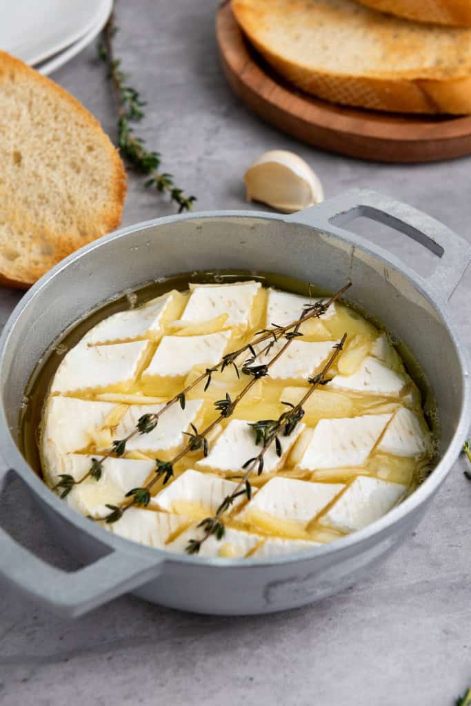 Baked Garlic Brie