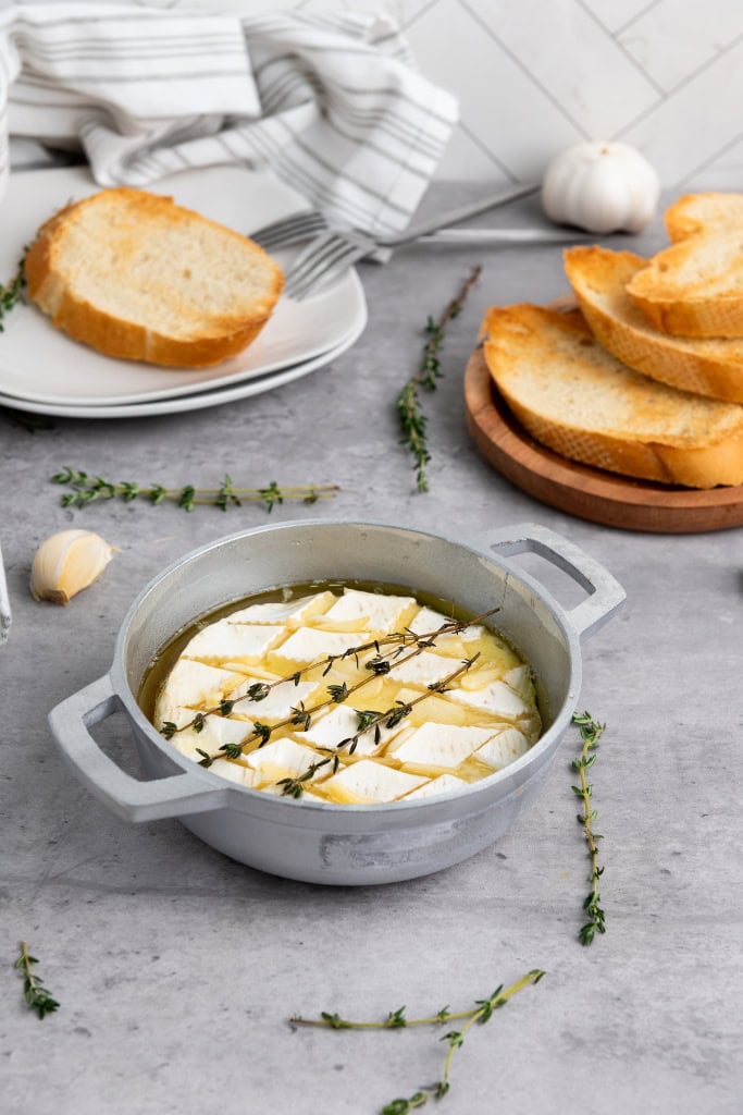 Baked Garlic Brie