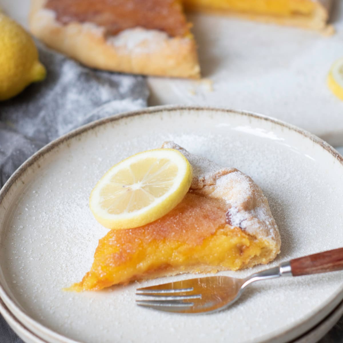 Easy Lemon Curd Tart