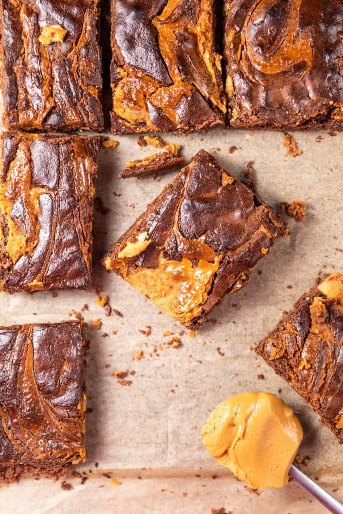 Peanut Butter Brownies