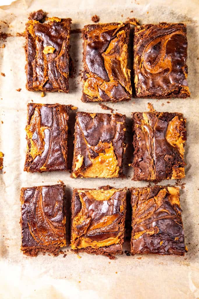 Peanut Butter Brownies 