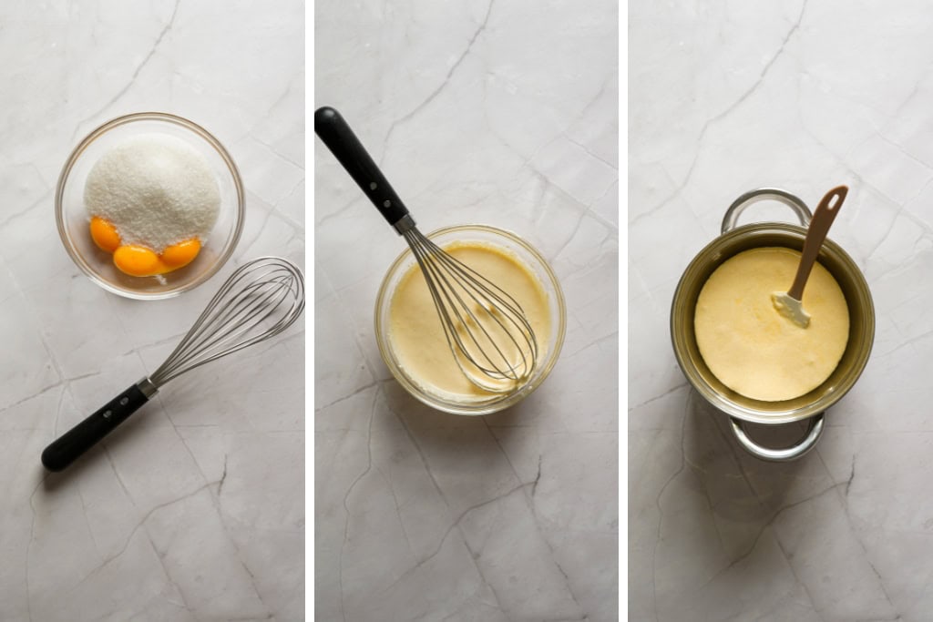 mixing together ingredients for mascarpone mixture