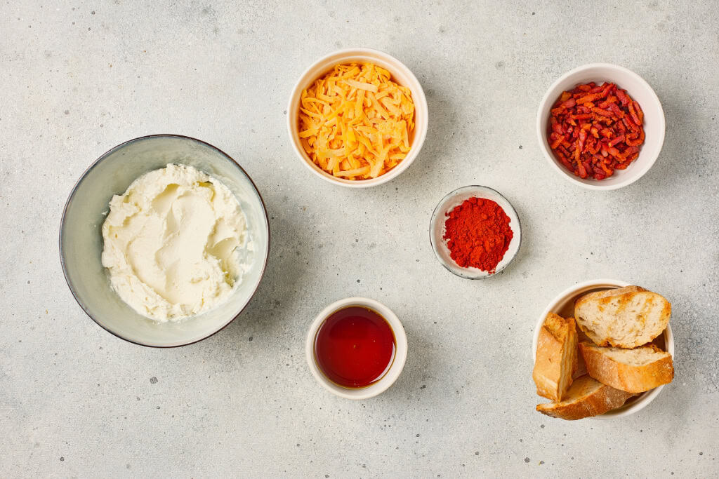 Maple Bacon Cheese Dip ingredients
