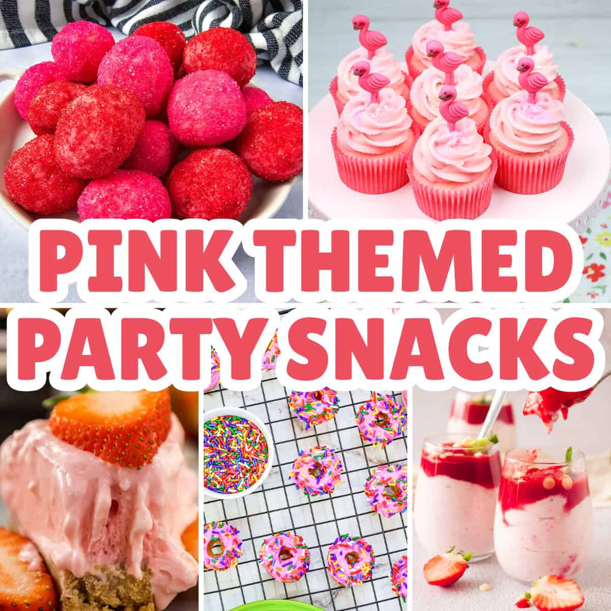 Pink Themed Party Snacks