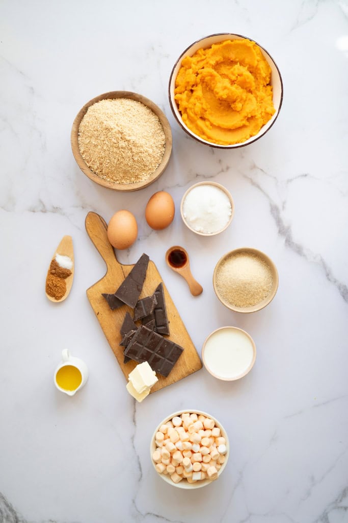 Sweet Potato Pie ingredients