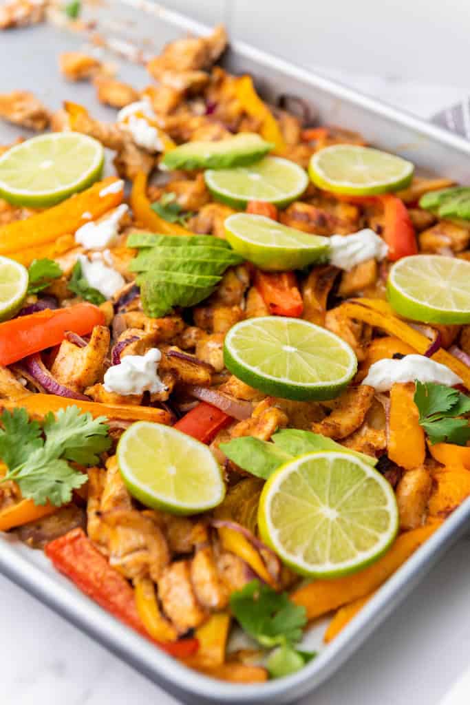 Sheet Pan Chicken Fajitas