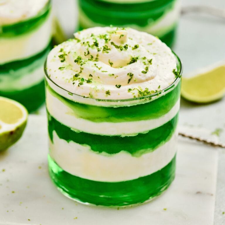 Green Jello Parfaits