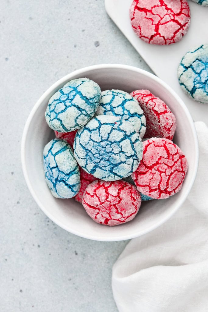 4th of July Crinkle Cookies
