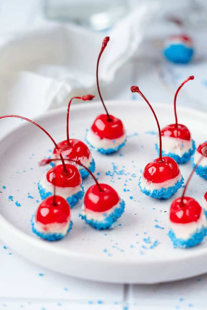 Red White and Blue Cherries