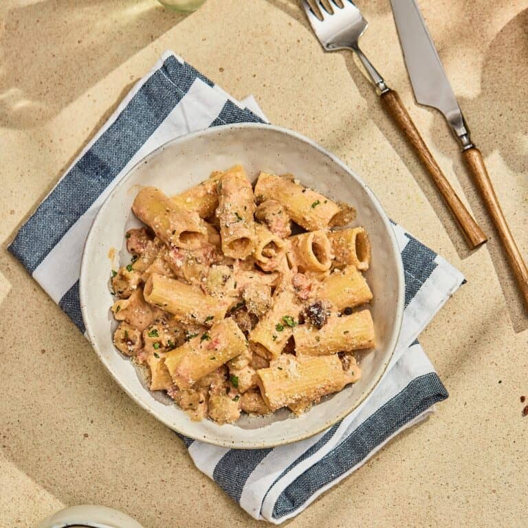 Creamy Italian Sausage Rigatoni