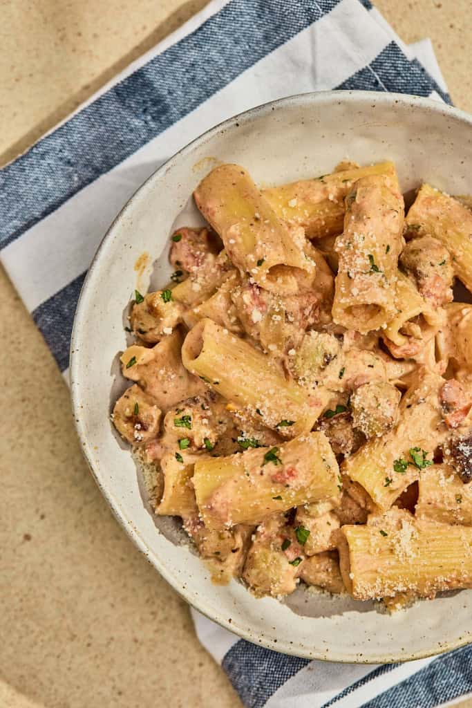 Creamy Italian Sausage Rigatoni
